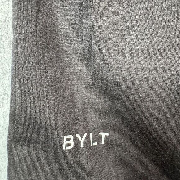 BYLT T Shirt Mens 2XL Black Drop Cut Bylt Blend Short Sleeve Gym Crossfit Run - Picture 6 of 8